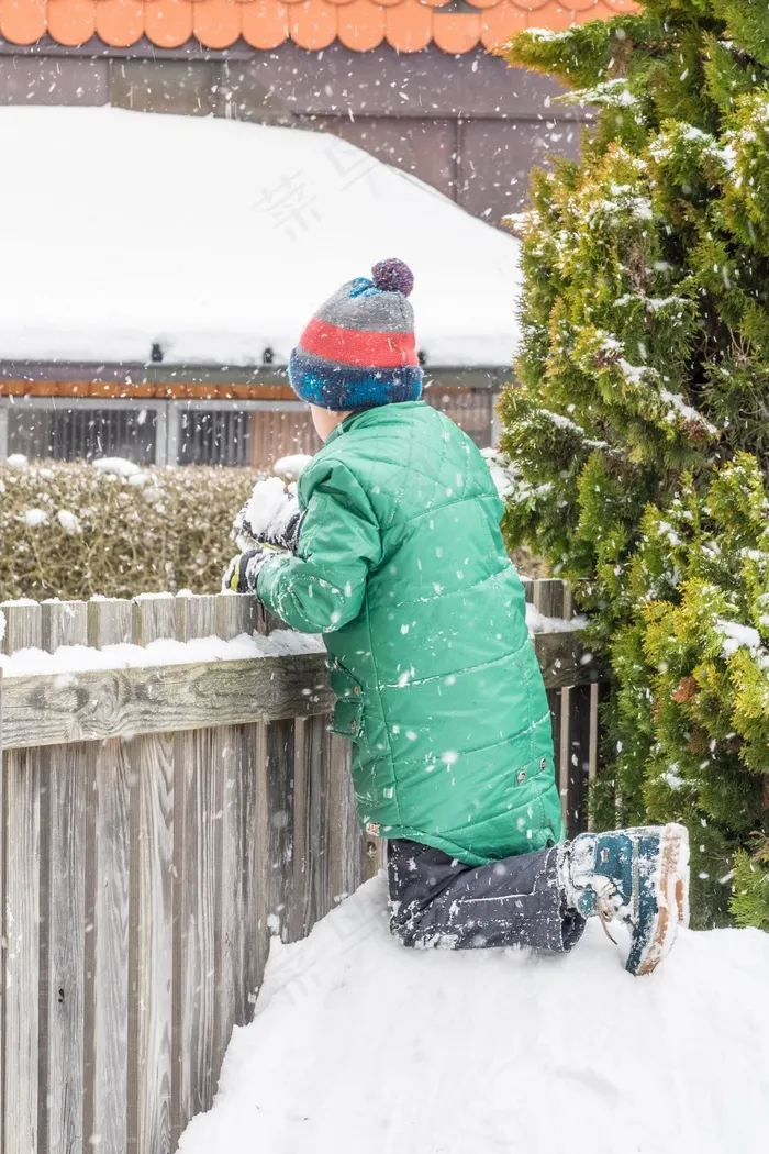 雪景，冬天，寒冬，寒冷，滑雪游览，魔法魔术，儿童