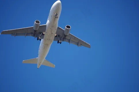 飞机，着陆，度假，飞行，飞机噪音