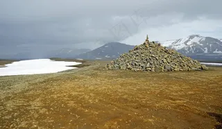 高原岛，凯恩，冰岛，景观，石头