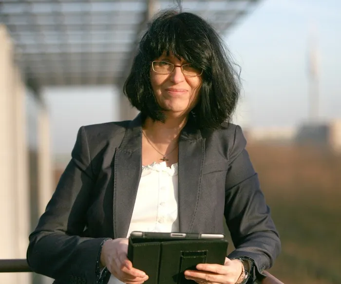 女商人，肖像，Ipad，公司创始人