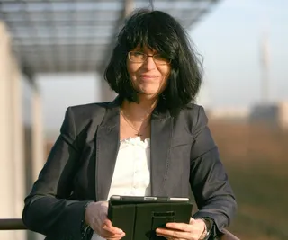 女商人，肖像，Ipad，公司创始人