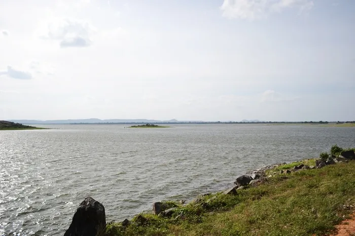 太阳落山，湖，水，风景，景观，乘船游览