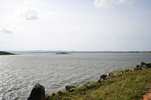 太阳落山，湖，水，风景，景观，乘船游览