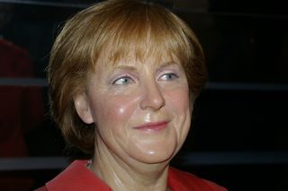 总理安格拉·默克尔（Angela Merkel），政客，蜡像