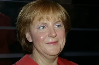 总理安格拉·默克尔（Angela Merkel），政客，蜡像