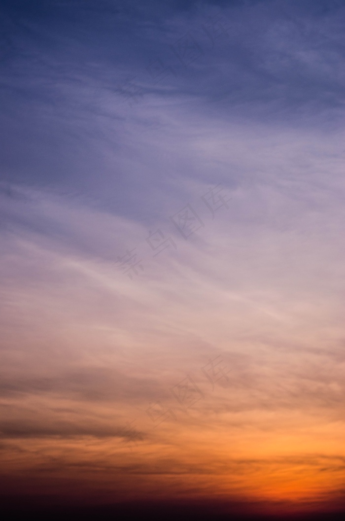 多云，日落，黄昏，黎明，天空，云，户外