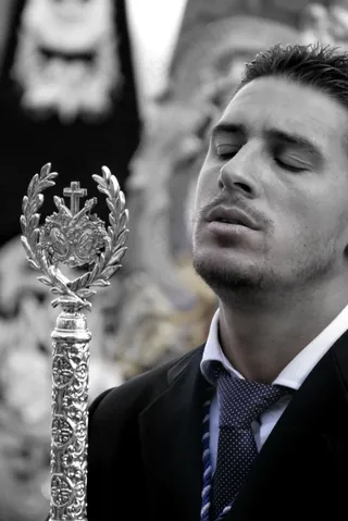 男子，宗教，布朗，祈祷