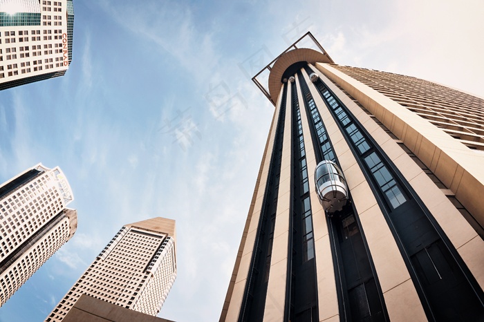 建筑，摩天大楼，Cbd，宽