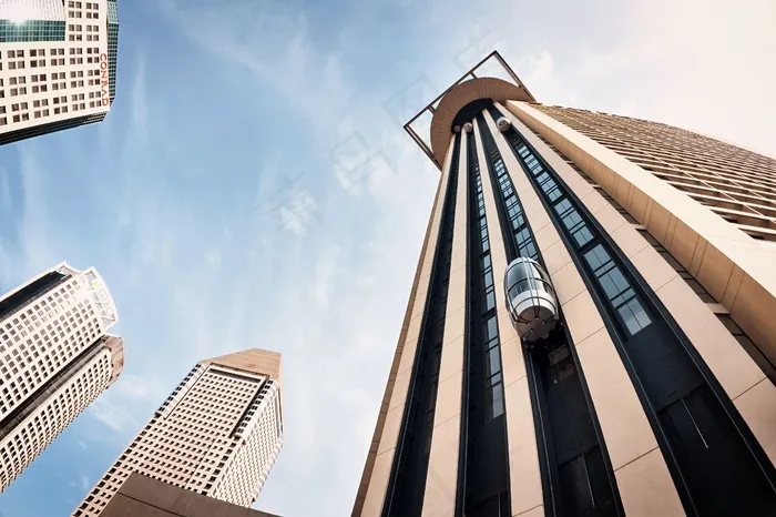 建筑，摩天大楼，Cbd，宽