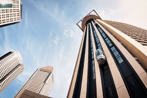 建筑，摩天大楼，Cbd，宽