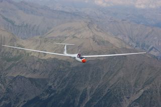 滑翔机飞行员，飞机，运动飞机，鸟瞰图