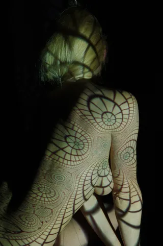 女人，法案，人类，剪影，模式，抽象