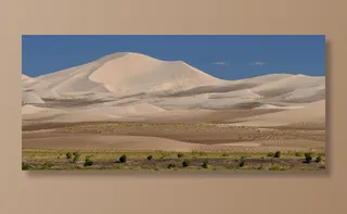 蒙古，戈壁，热，沙丘，沙丘，沙漠