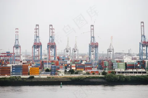 轮船,街道,建筑,港口码头,上海外滩,港口与集装箱码头