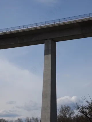 桥，高，建筑，道路，桥接，桥墩