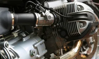 摩托车，马达，缸，闪亮，反射