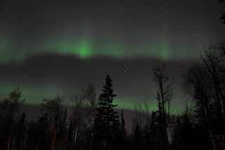 北极光，北方，天空，灯光，星星，魔术