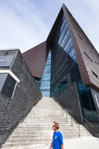 建筑，大学，家庭，建筑，外立面，玻璃