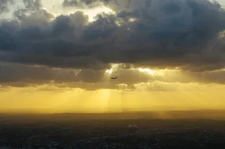 天空，太阳光线，云，光，明亮，天气，自然