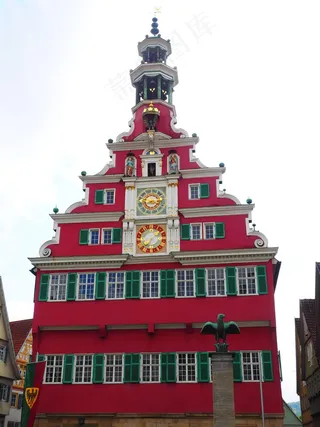 埃斯林根，市政厅，旧市政厅，旧城区