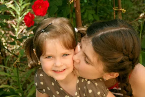 姐妹，爱情，肖像，微笑