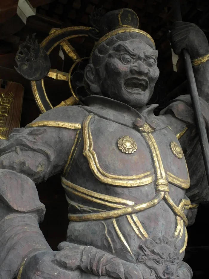 神，庙，伍迪，日本，木制品，雕塑，图稿