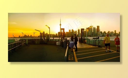 多伦多，安大略，加拿大，岛，Cn塔，城市