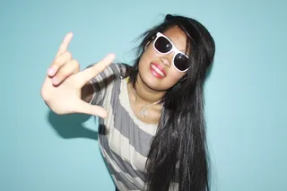 女孩，年轻，青少年，快乐，时髦，模型，年轻的女孩