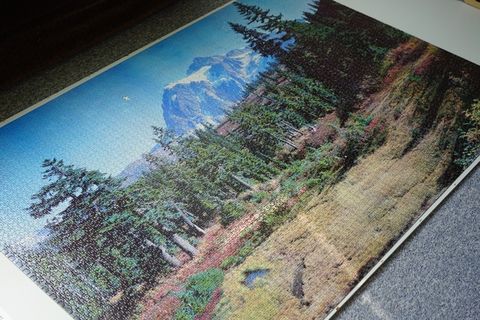 拼图，游戏，共享，拼凑，完成，解决