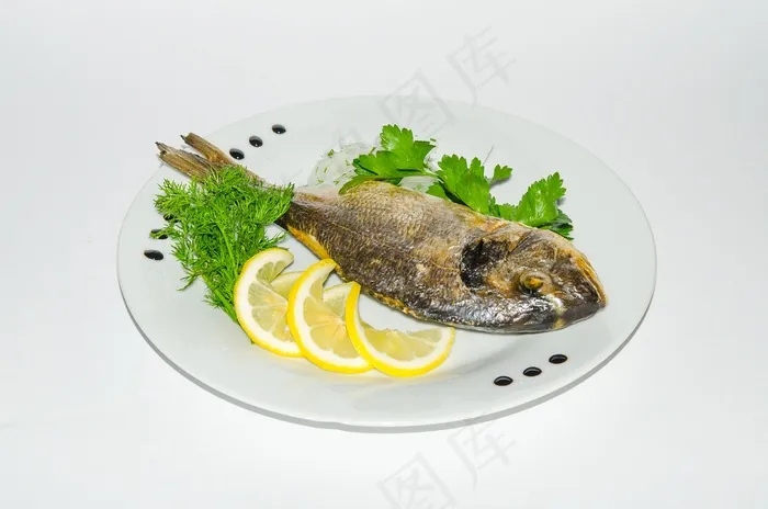 鱼，炸，卖肉，煎炸，烤串，烤肉串，芒果