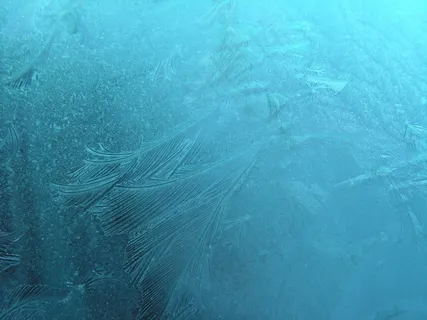 弗罗斯特，结冰，冬天，银，蓝色，冰