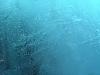 弗罗斯特，结冰，冬天，银，蓝色，冰