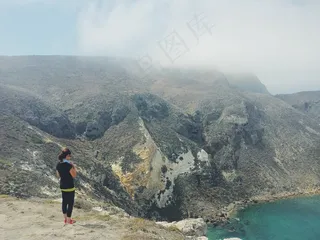 人，女子，年轻，女孩，女性，站立，寻找