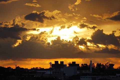 天空，黄昏，溶胶，自然，暮光之城，射线