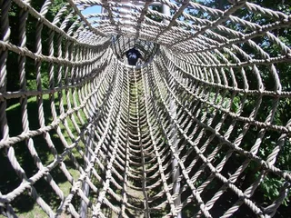 游乐场，隧道，网格，蜘蛛网