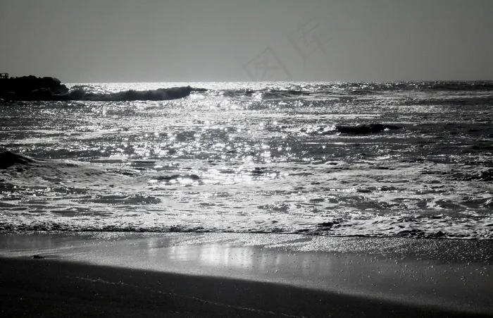 海景，水，涟漪，沧海，反射，天空，地平线