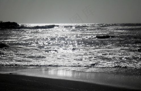 海景，水，涟漪，沧海，反射，天空，地平线