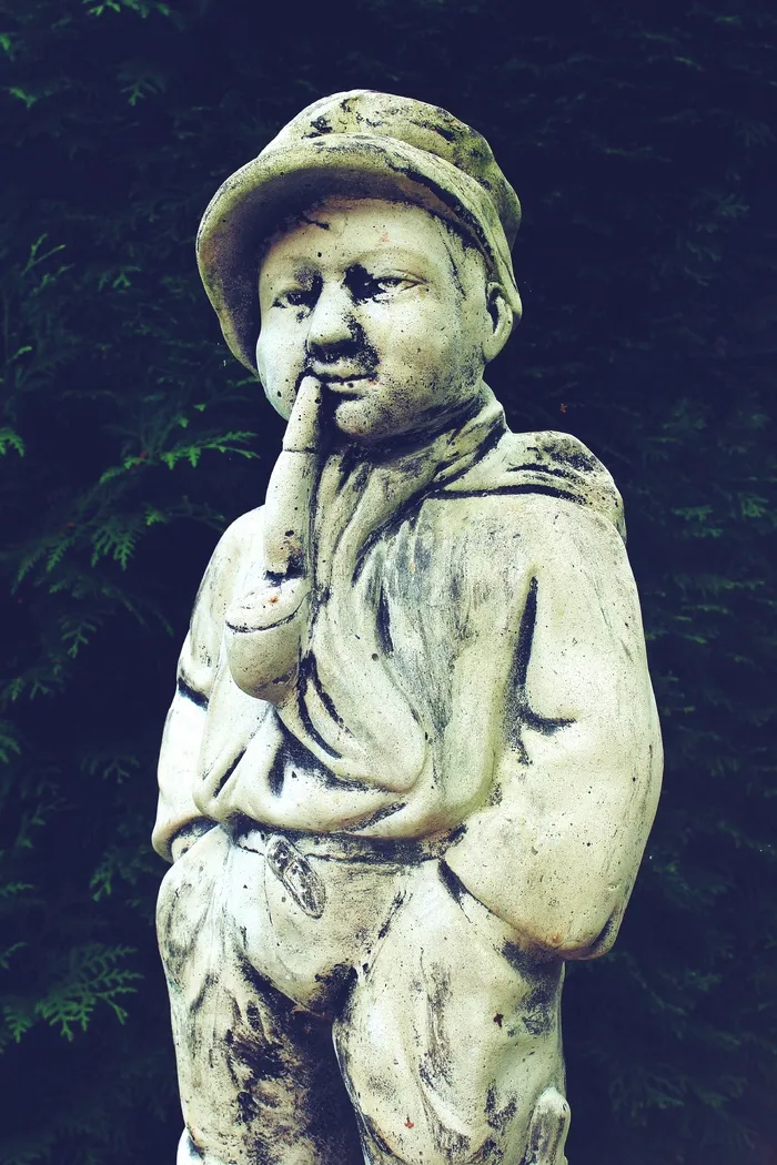 雕塑，小伙子，男子，男孩，管，吸烟，脸，艺术