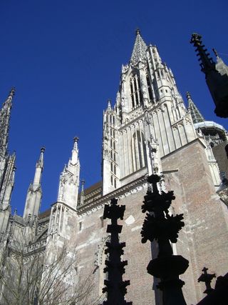 乌尔姆大教堂，建筑，教堂，哥特式，体系结构