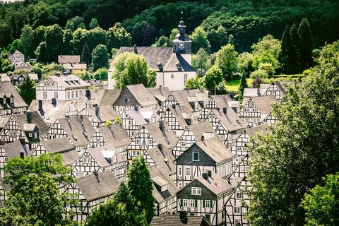 科德宝，老城，村庄，桁架，建筑