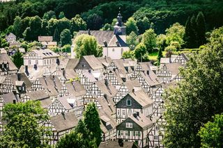 科德宝，老城，村庄，桁架，建筑