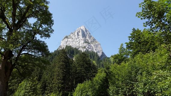 Geiselstein，上阿玛高高山，沉陷，山脉