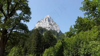 Geiselstein，上阿玛高高山，沉陷，山脉