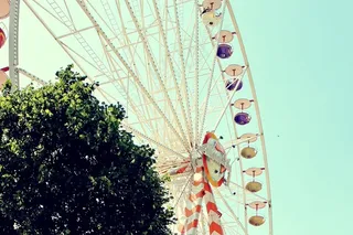 摩天轮，旋转木马，年市场，公平，骑