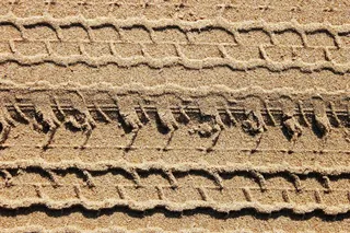 沙，海，海滩，海洋，足迹，痕迹，背景