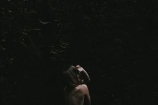 人，女人，裸体，女性，年轻，皮肤，晚上