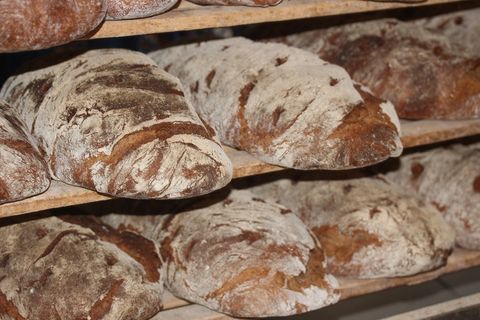 面包，面包，烘焙食品，烤，食品