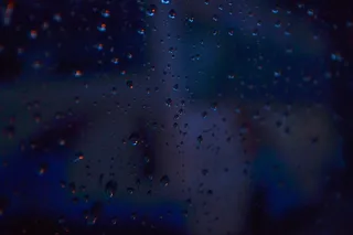 雨滴，玻璃，背景，水，雨，湿