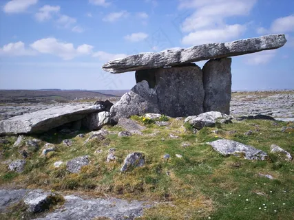 多尔门（Dolmen），凯尔特人（Celtic），神器，门希尔（Menhir），爱尔兰，Poulnabrone