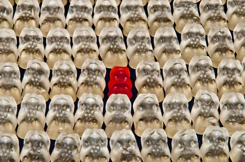 Gummibärchen，水果软糖，熊，甜，多彩